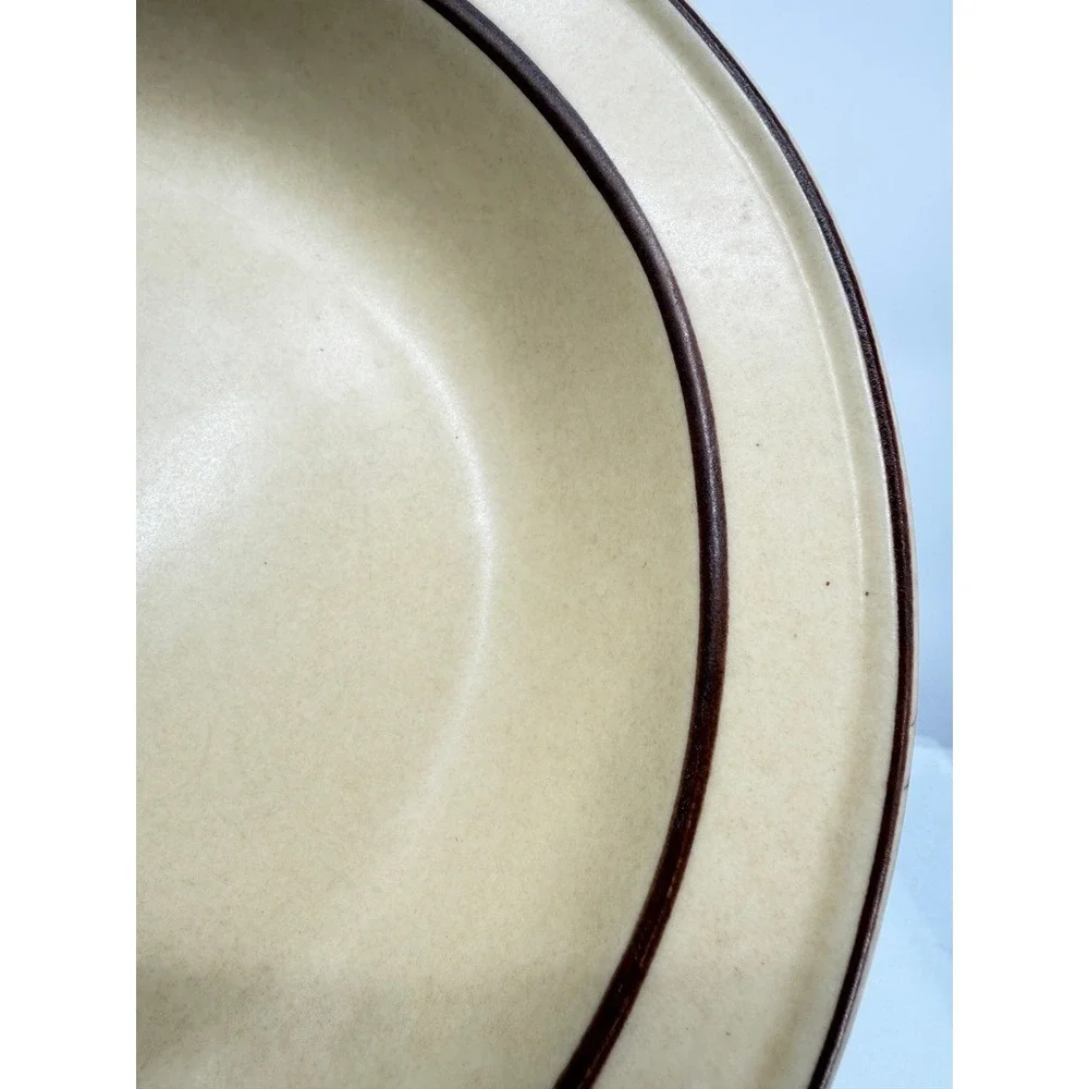 Pfaltzgraff Village Serving Platter Oval Floral Tan Brown Vintage Plate 16